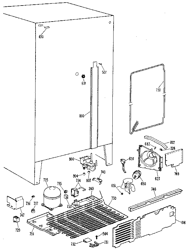 Kenmore 3639517710 unit diagram
