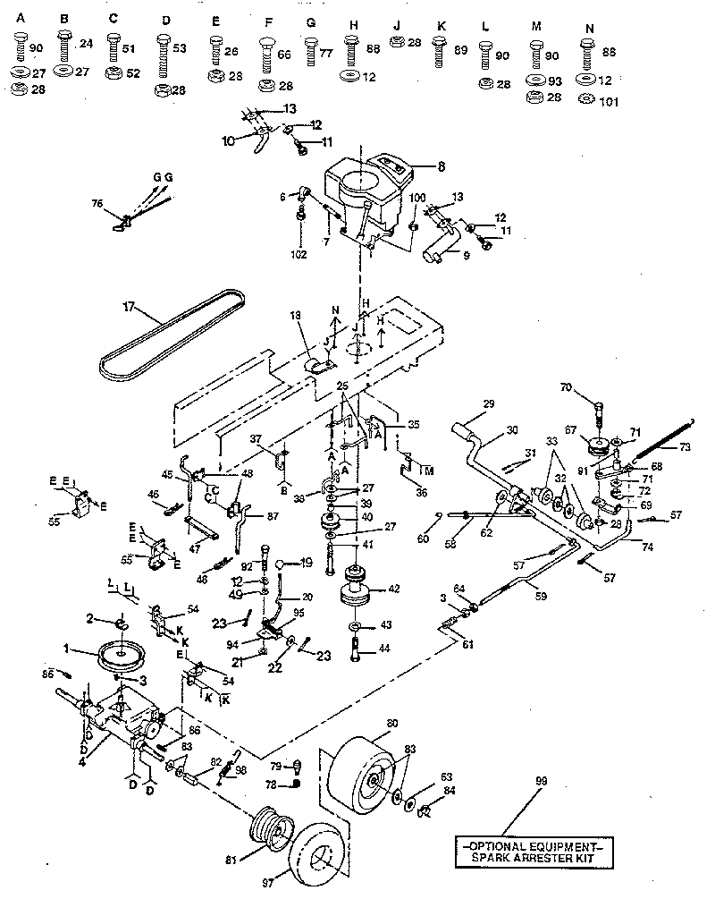 Craftsman 917257480 drive diagram