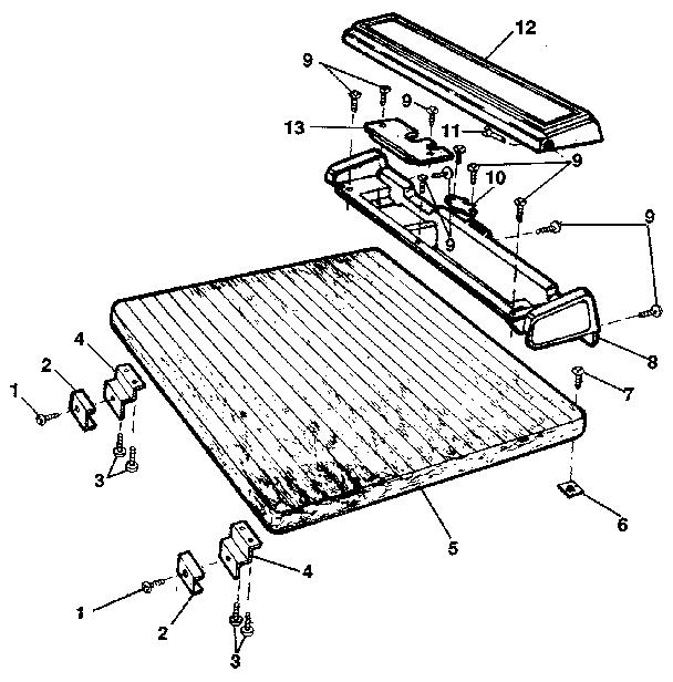 Kenmore 5871710591 top details diagram