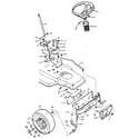 Craftsman 502255193 steering diagram