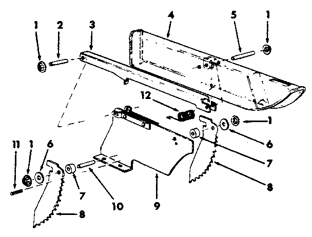 Craftsman 113298842 figure 5 - 62579 guard assembly diagram