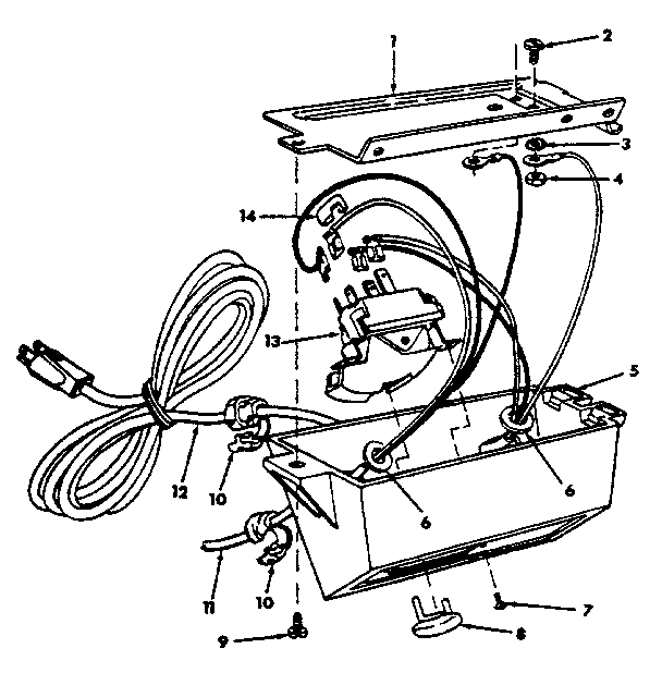 Craftsman 113298842 figure 6 - on/off power outlet diagram