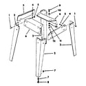 Craftsman 113298842 figure 7 - legs diagram