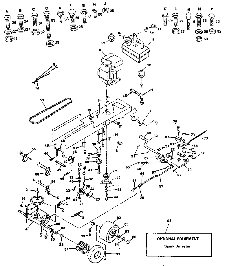 Craftsman 917254780 drive diagram