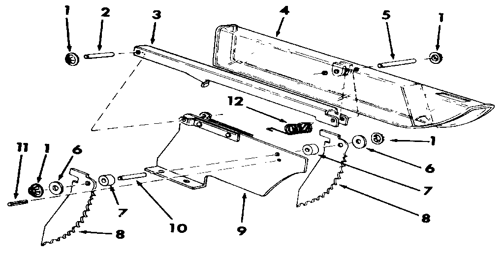 Craftsman 113298761 figure 7 - guard assembly diagram