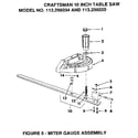 Craftsman 113298020 figure 5 - miter gauge assembly diagram
