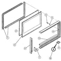 Kenmore 7917839091 upper door diagram