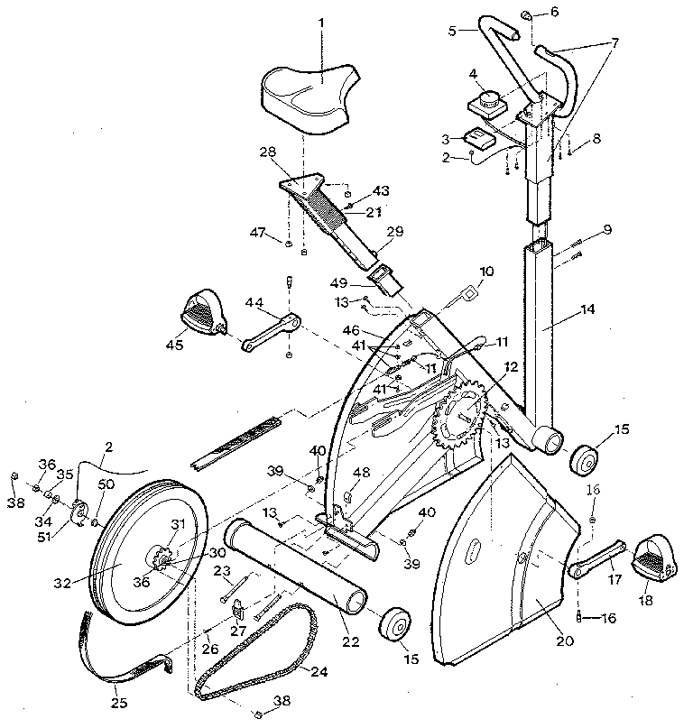 Proform EB30-0 unit parts diagram