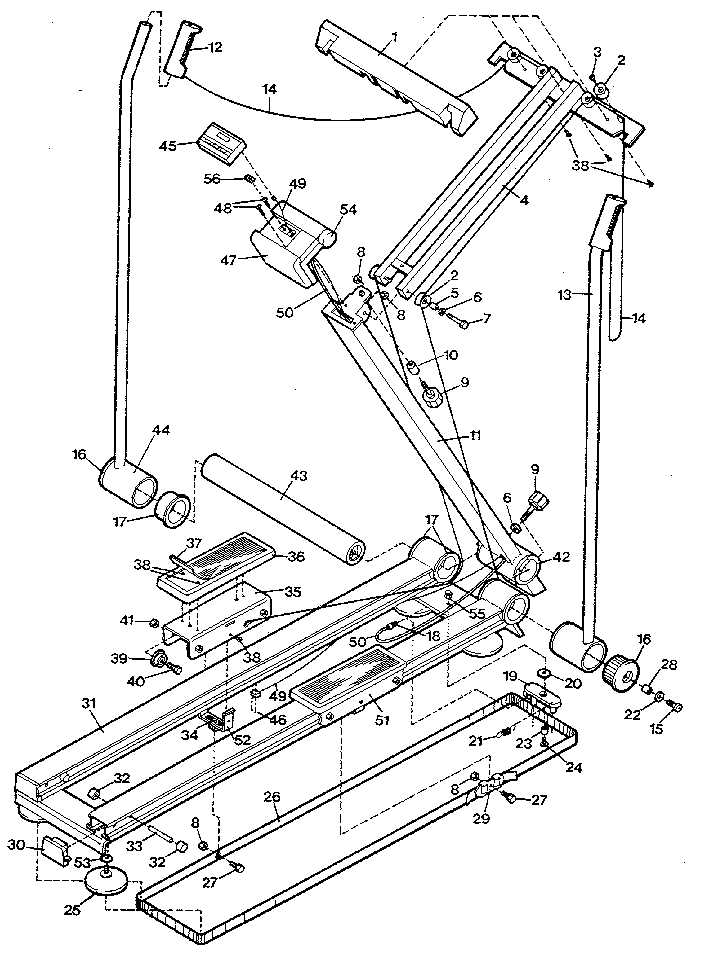 Proform PF600300 unit parts diagram