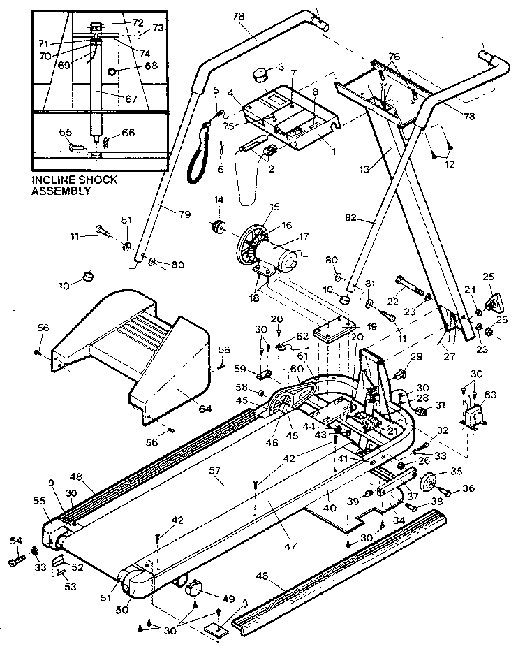 Proform PF350700 unit parts diagram