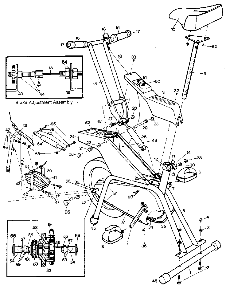 Proform EB720D-1 unit parts diagram