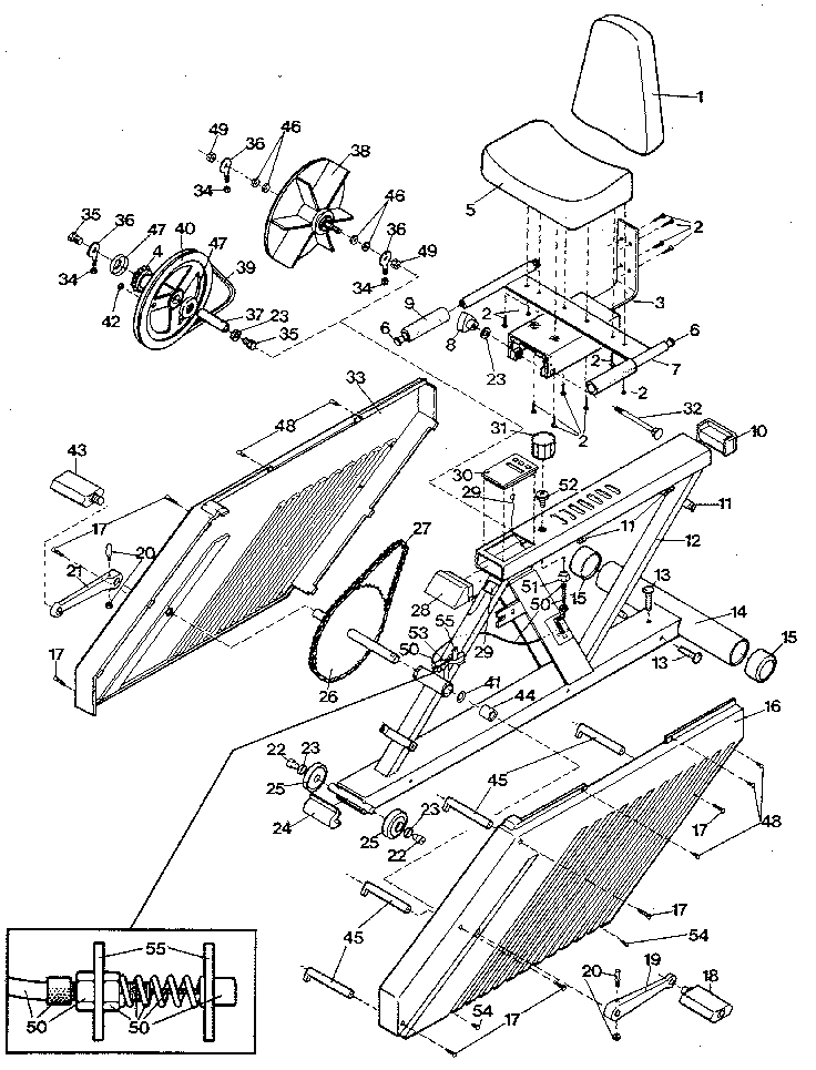 Proform PFACR-0 unit parts diagram