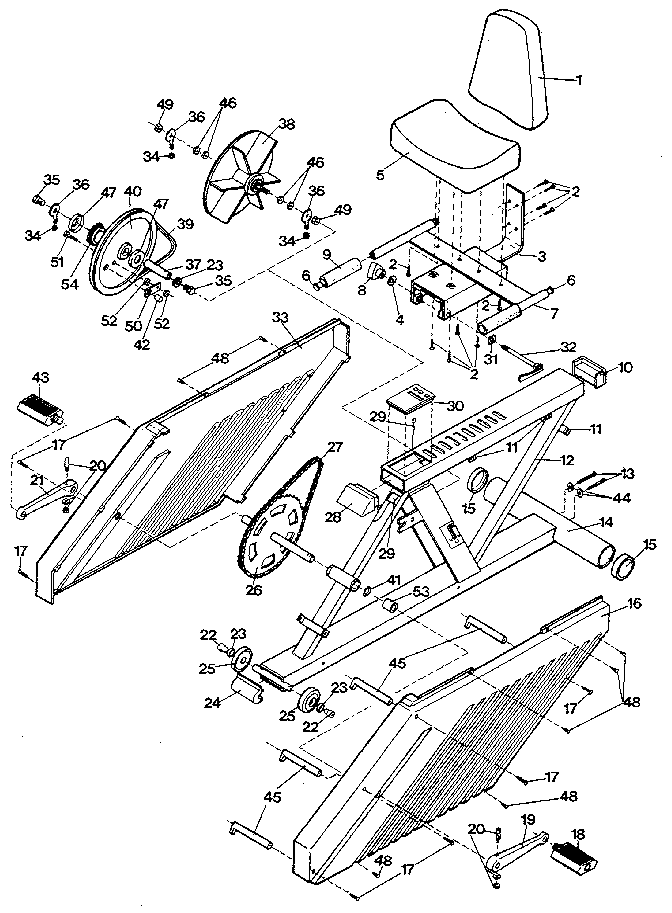Proform PFAC-1 unit parts diagram