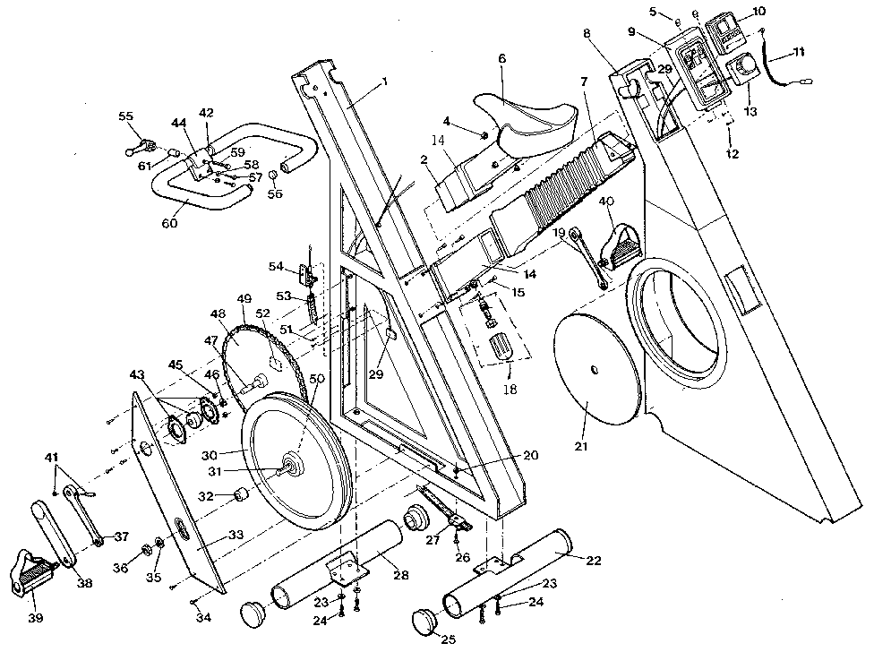 Proform PFC70-2 unit parts diagram