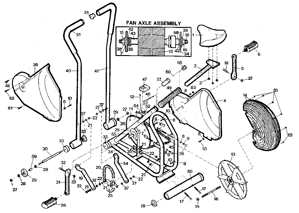 Proform PFC80-2 unit parts diagram