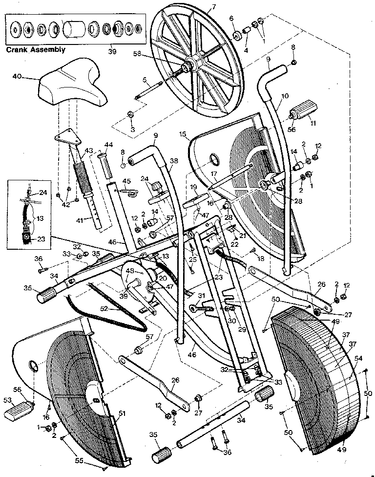 Proform 411100 unit parts diagram