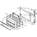 Kenmore 1069718580 freezer door diagram