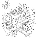 Kenmore 41799985830 dryer, motor, blower, belt diagram