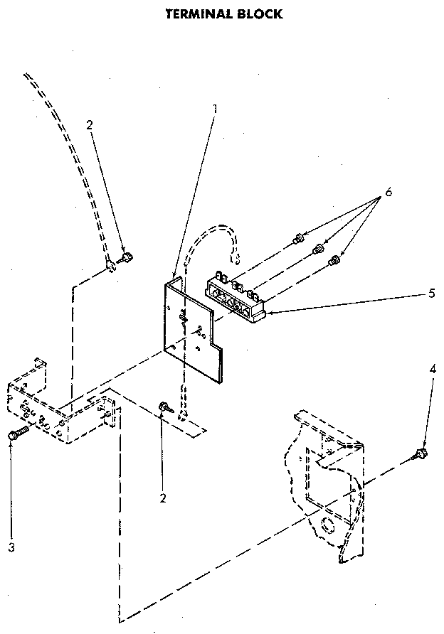 Speed Queen NE6813W43831 terminal block diagram