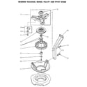 Speed Queen NA8831W33931 bearing housing and brake diagram