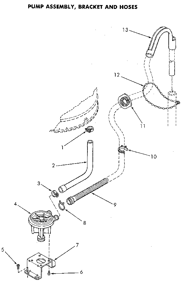 Speed Queen NA8831L33938 pump assembly diagram