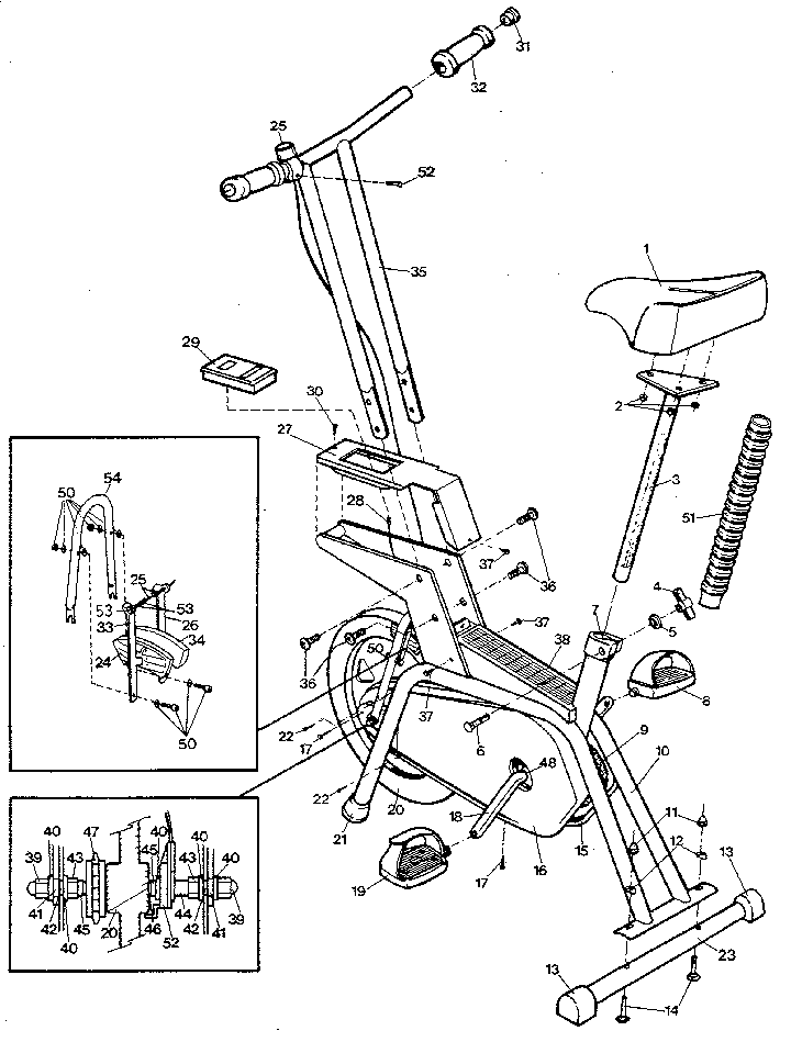 Proform PFC40 unit parts diagram