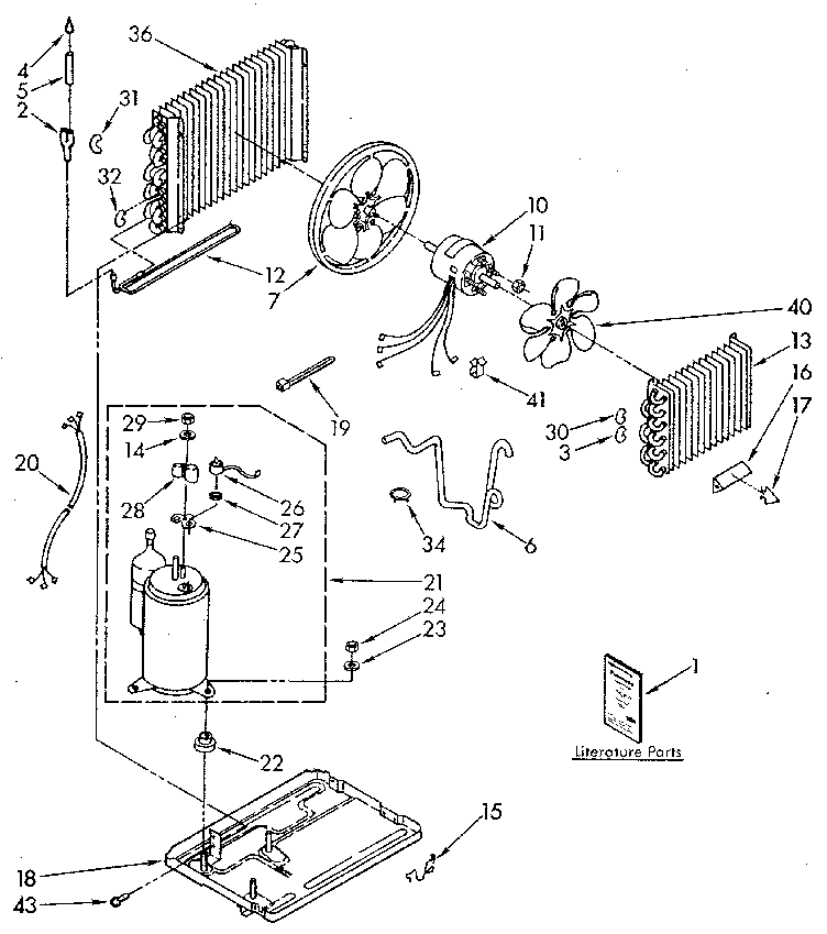Sears 1068760693 unit diagram