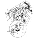 Sears 867763824 functional replacement parts diagram