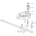Craftsman 113298060 figure 4 - miter gauge assembly diagram