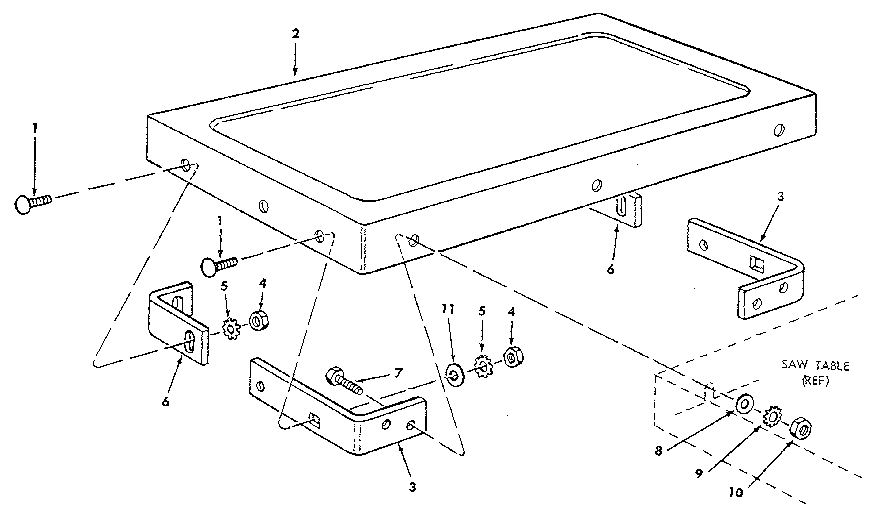 Craftsman 113298060 figure 7 - table extensions diagram