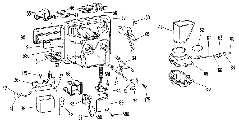 Kenmore 3639517810 dispenser diagram