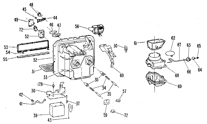 Kenmore 3639514780 dispenser diagram