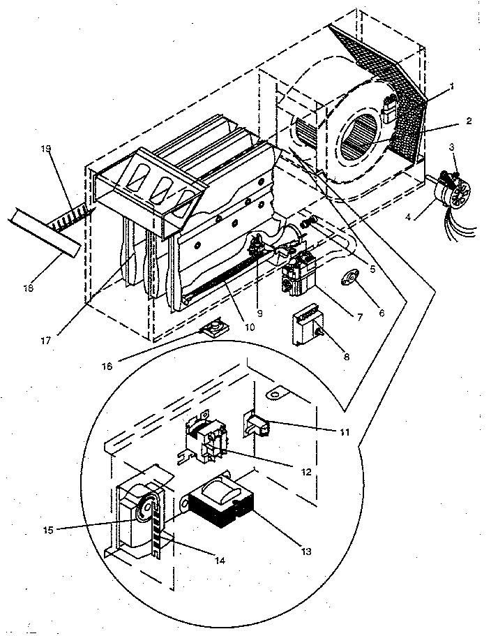 Kenmore 867763971 functional replacement parts diagram