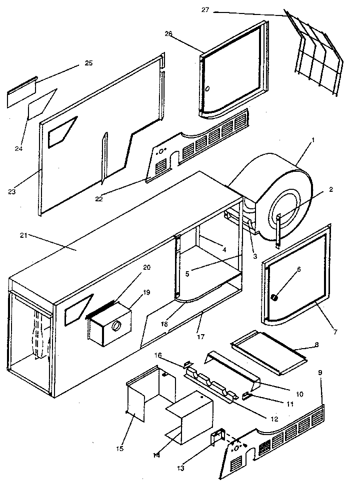 Kenmore 867763971 non-functional replacement parts diagram