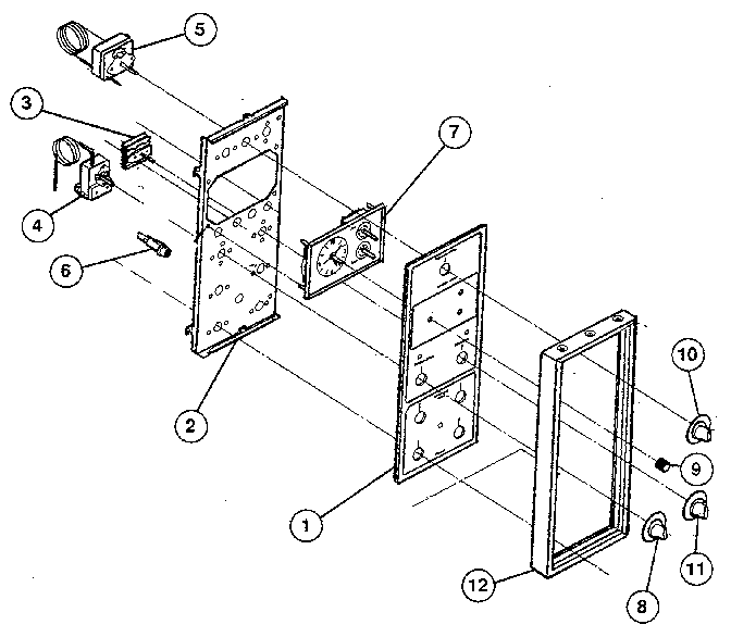 Kenmore 7917859092 control panel diagram