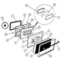Kenmore 7917859092 oven door diagram