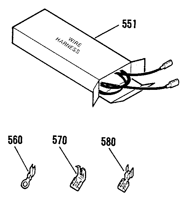Kenmore 9113378814 wire harnesses & components diagram