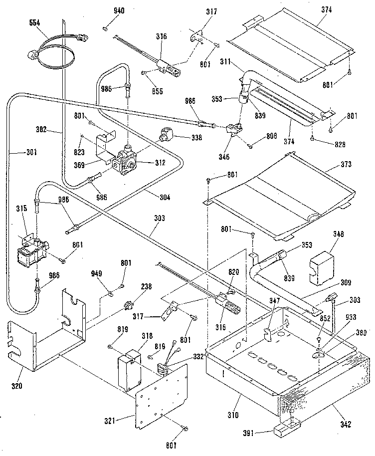 Kenmore 9117390994 body section diagram