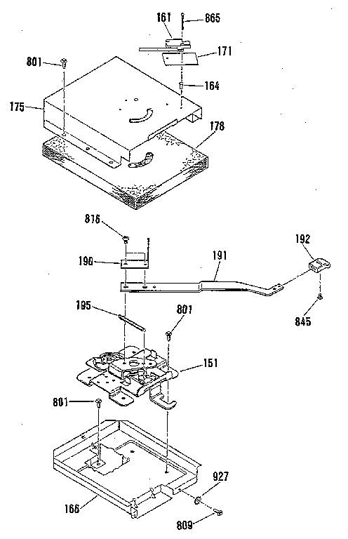 Kenmore 9117390994 door lock section diagram
