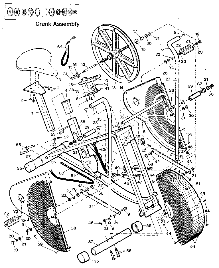 Proform PF411501 unit parts diagram