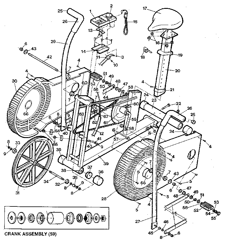 Proform 831287490 unit parts diagram