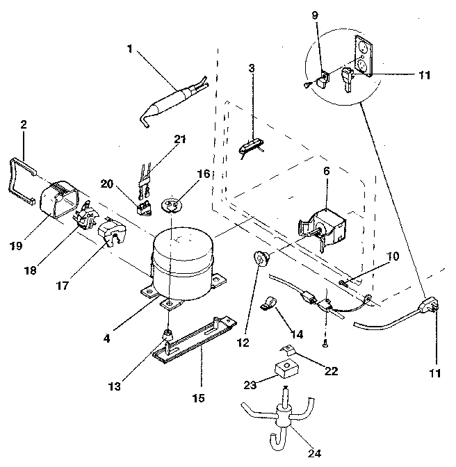 Kenmore 2538195682 unit diagram