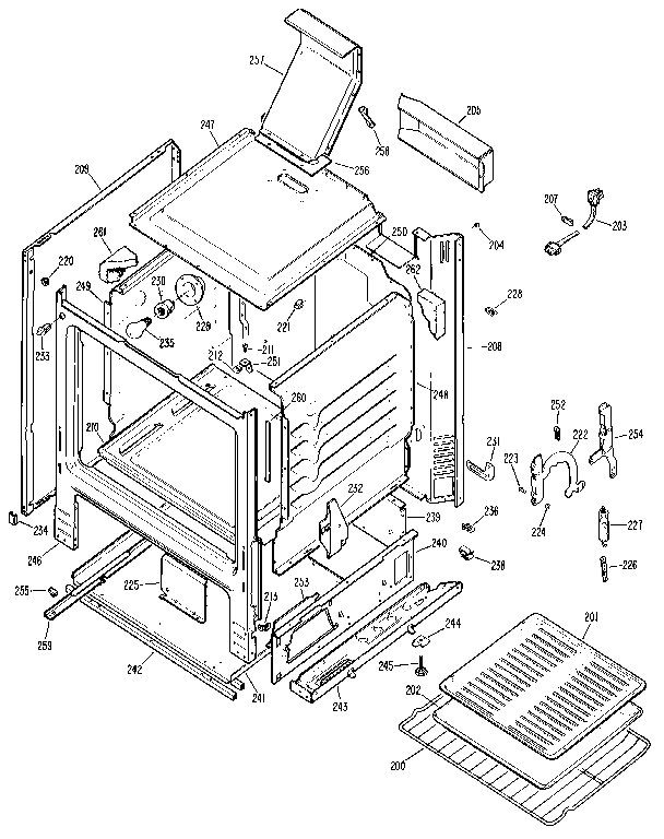 Kenmore 3627271590 cabinet diagram