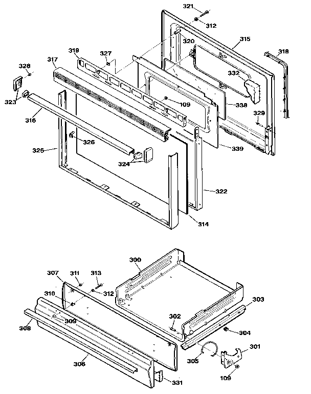 Kenmore 3627271590 door diagram