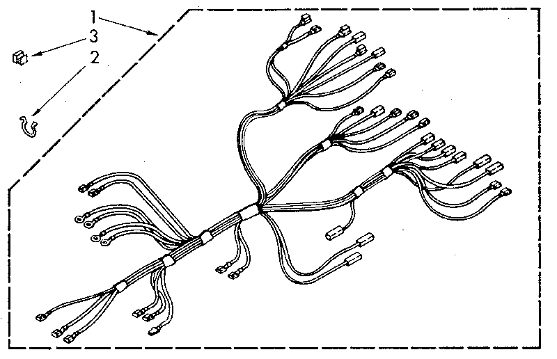 Kenmore 6654098992 wiring harness diagram