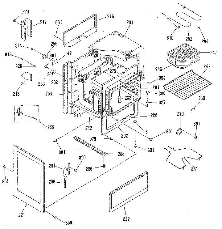 Kenmore 9116008913 body section diagram
