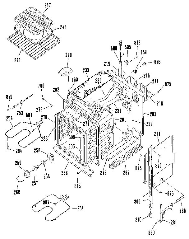 Kenmore 9114712990 body section diagram