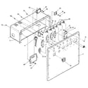 Generac 9100-0 control panel & cover assembly diagram