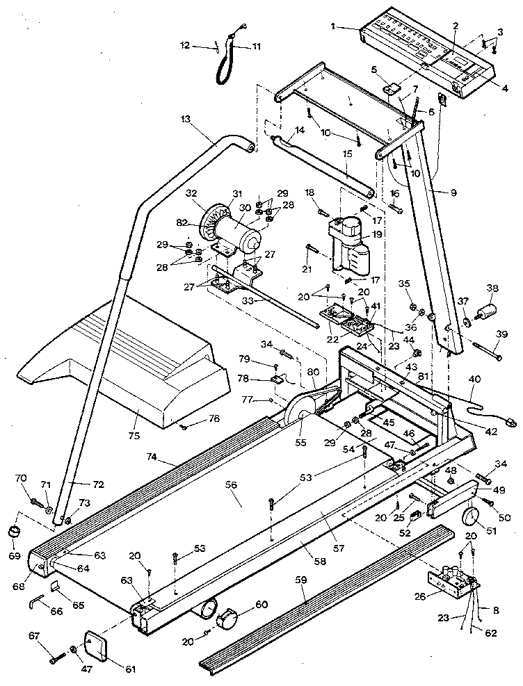 Proform PF351600 unit parts diagram
