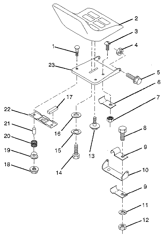 Craftsman 917257460 seat diagram